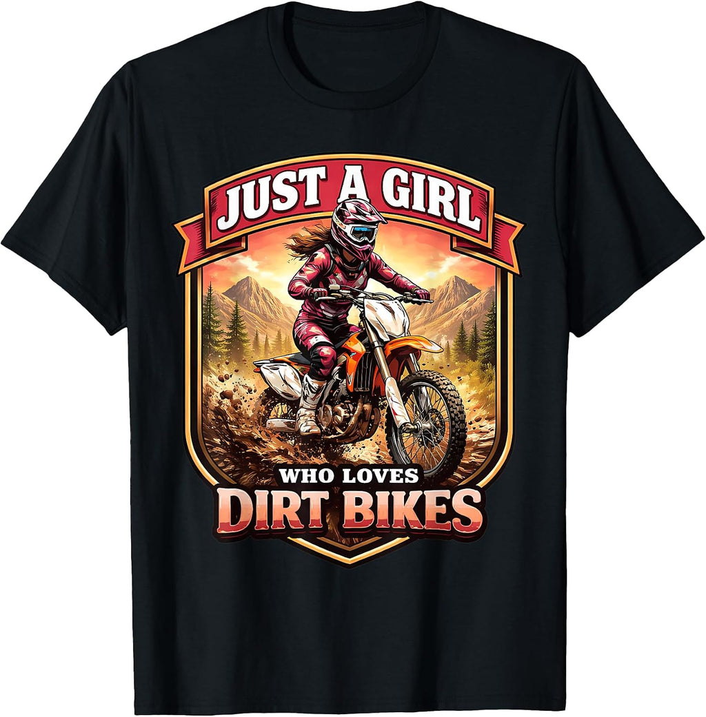 Just A Girl Who Loves Dirt Bikes Rider MX Merch