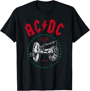 for Those About to Rock Mexico Flag Colors T-Shirt