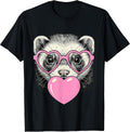 Funny Ferret BubbleGum Heart