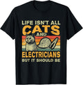 Funny Cat Owner And Electrician Gift