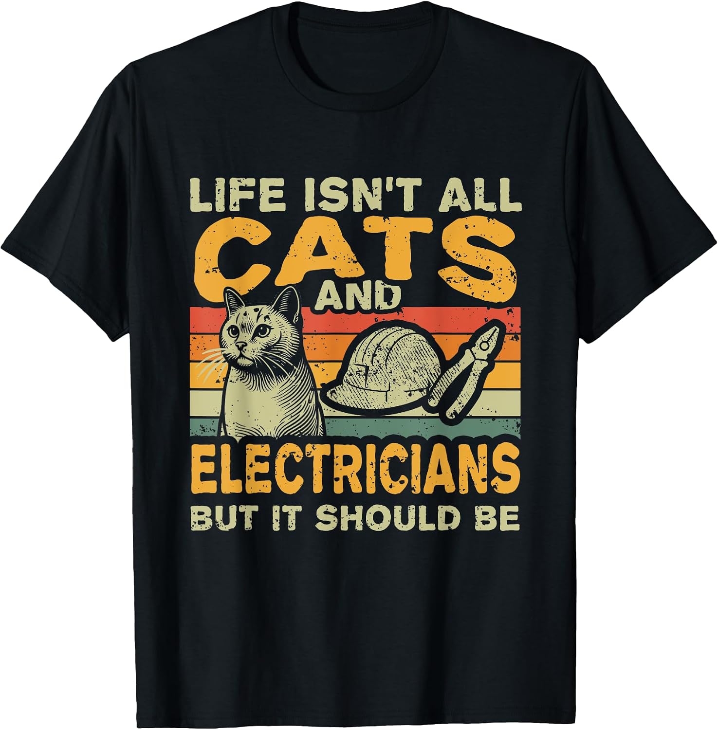Funny Cat Owner And Electrician Gift