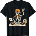 Skeleton DJ Halloween Music