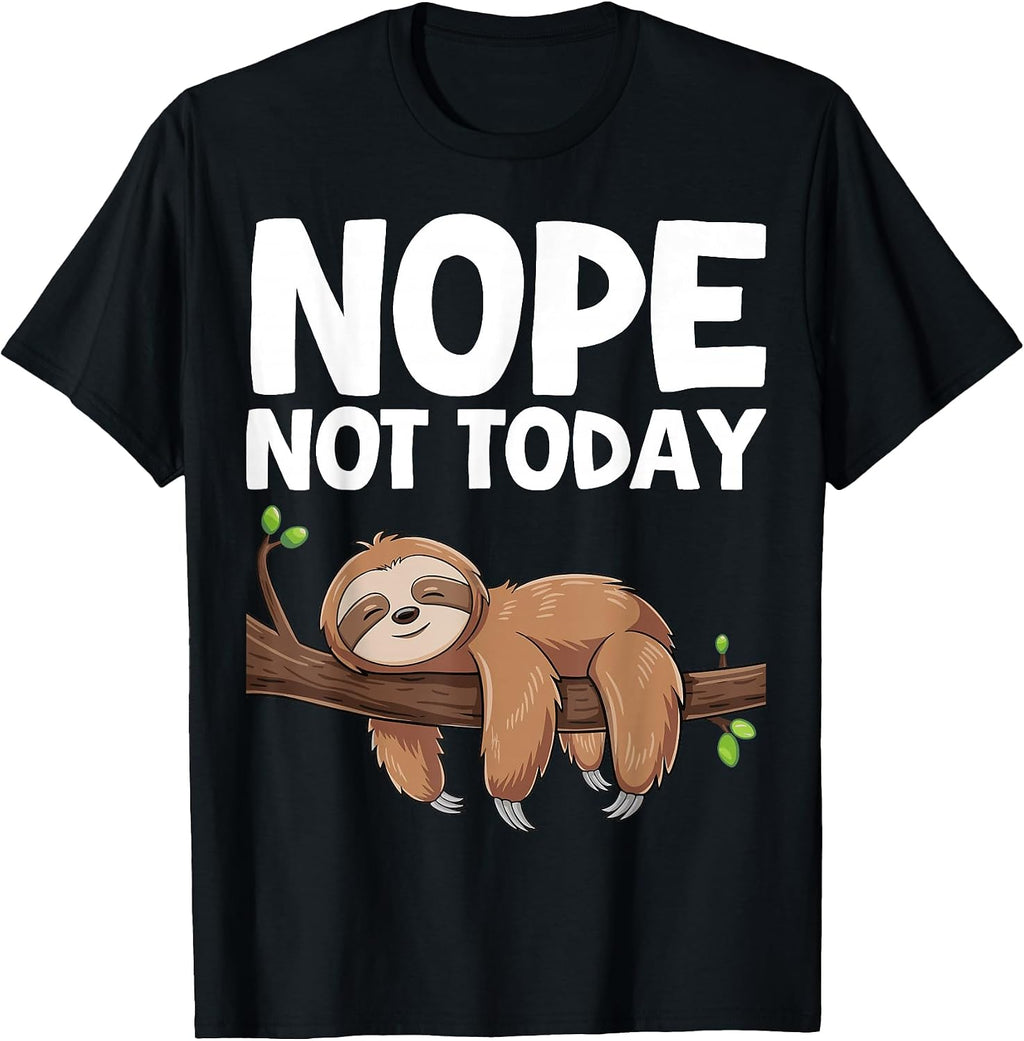Lazy Napping Sloth Cute Introvert