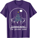 Funny Summoning The Holiday Spirit Tee Shirt
