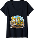 Dinosaur Excavator Operator Dino Boys Kids Merch