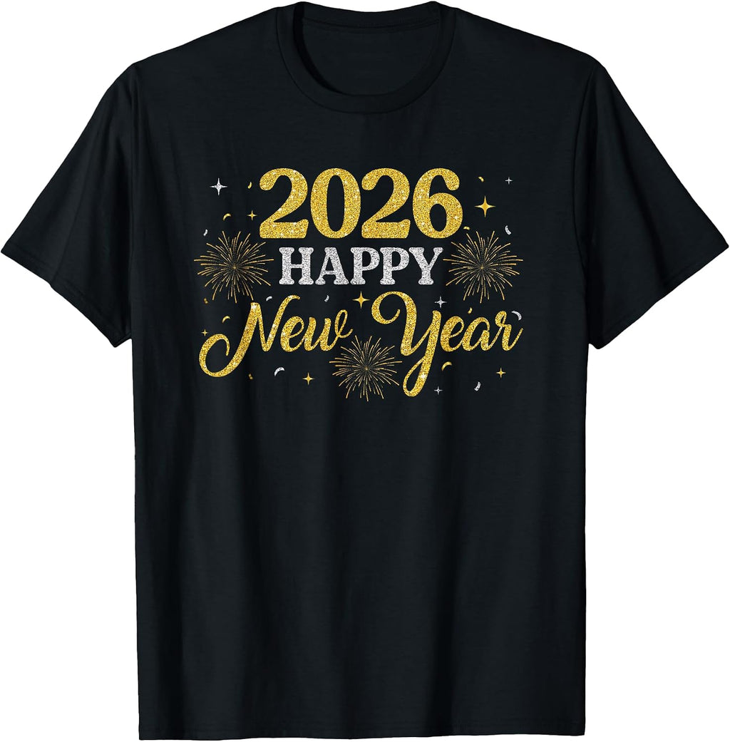 Happy New Year 2026 New Years Eve Party Shirts