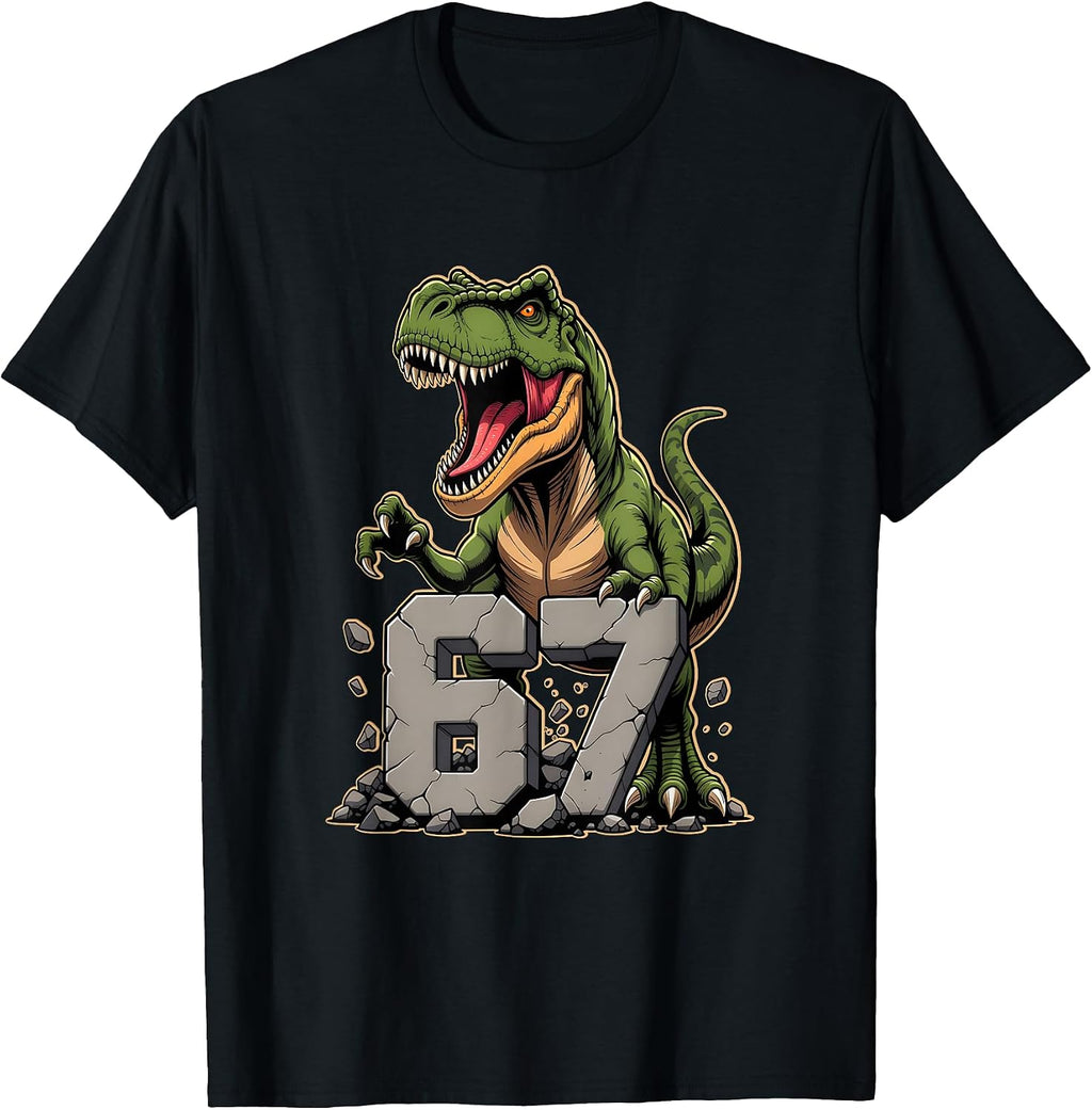 Vintage 67 T-Rex Meme Dinosaur Boys Men Outfits