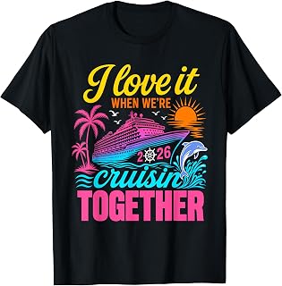 Family Cruise 2026 Matching Vacation Group Trips Ship Summer T-Shirt