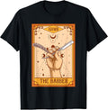 Funny Barber Shop The Barber Tarot Card