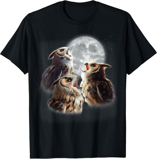 3 Animals Howling At The Moon Shirt & Gifts