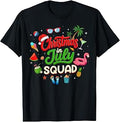 Funny Christmas in July Squad Santa Summer Men Women Kids T-Shirt