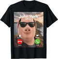 John Pork Calling Decline Accept Incoming Call Funny T-Shirt