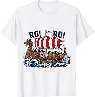 Ro Ro Norway Soccer Viking Ship Fan Vintage Distressed T-Shirt
