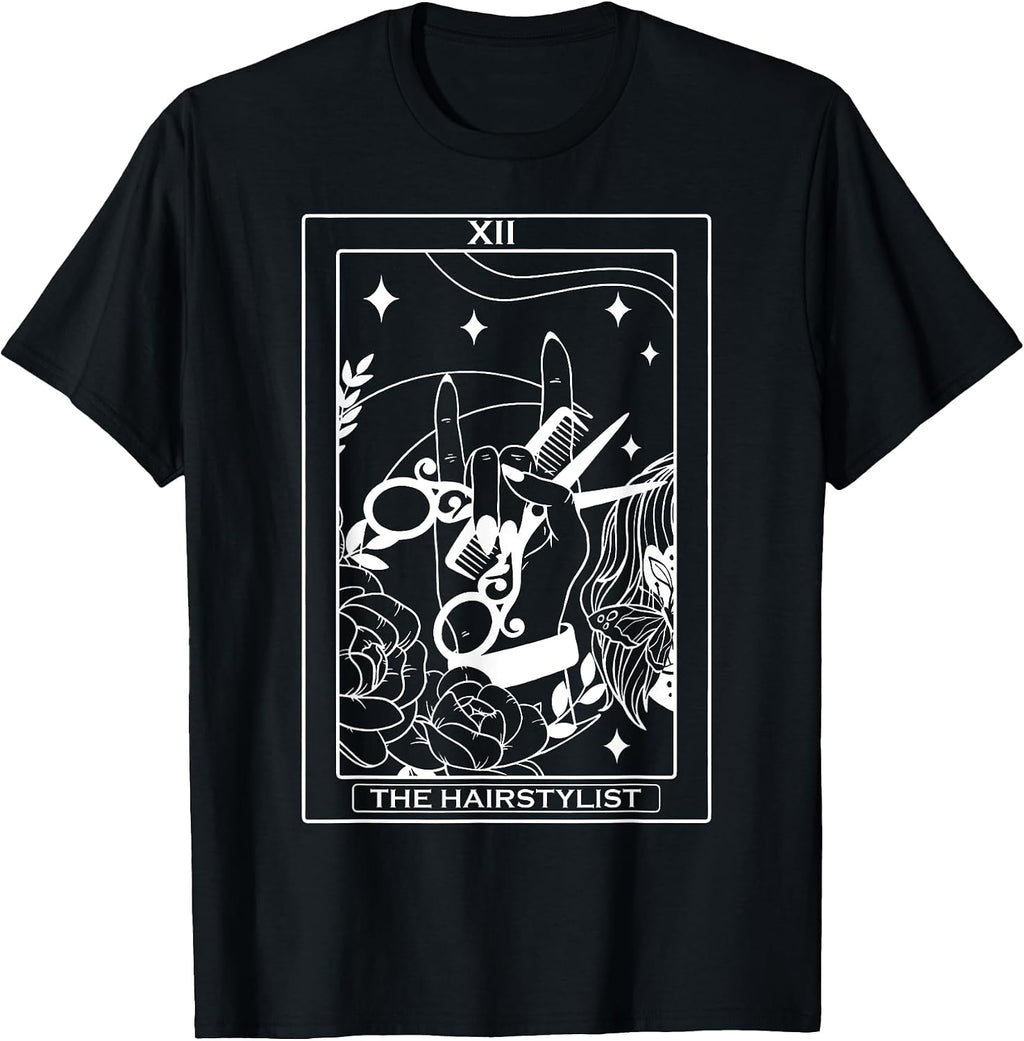 Funny Skeleton Tarot Card Hairdresser Costume