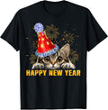 Amb Cat Kitty Lover Happy New Years Eve Party Tee