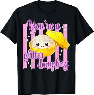Funny Striped You're A Dumpling Cute Dumpling Kids Girls T-Shirt