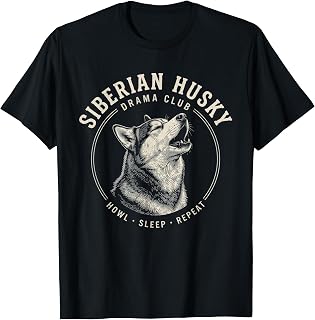 Siberian Husky Drama T-Shirt