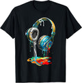 Colorful Headphones Music Lover Gifts Funny