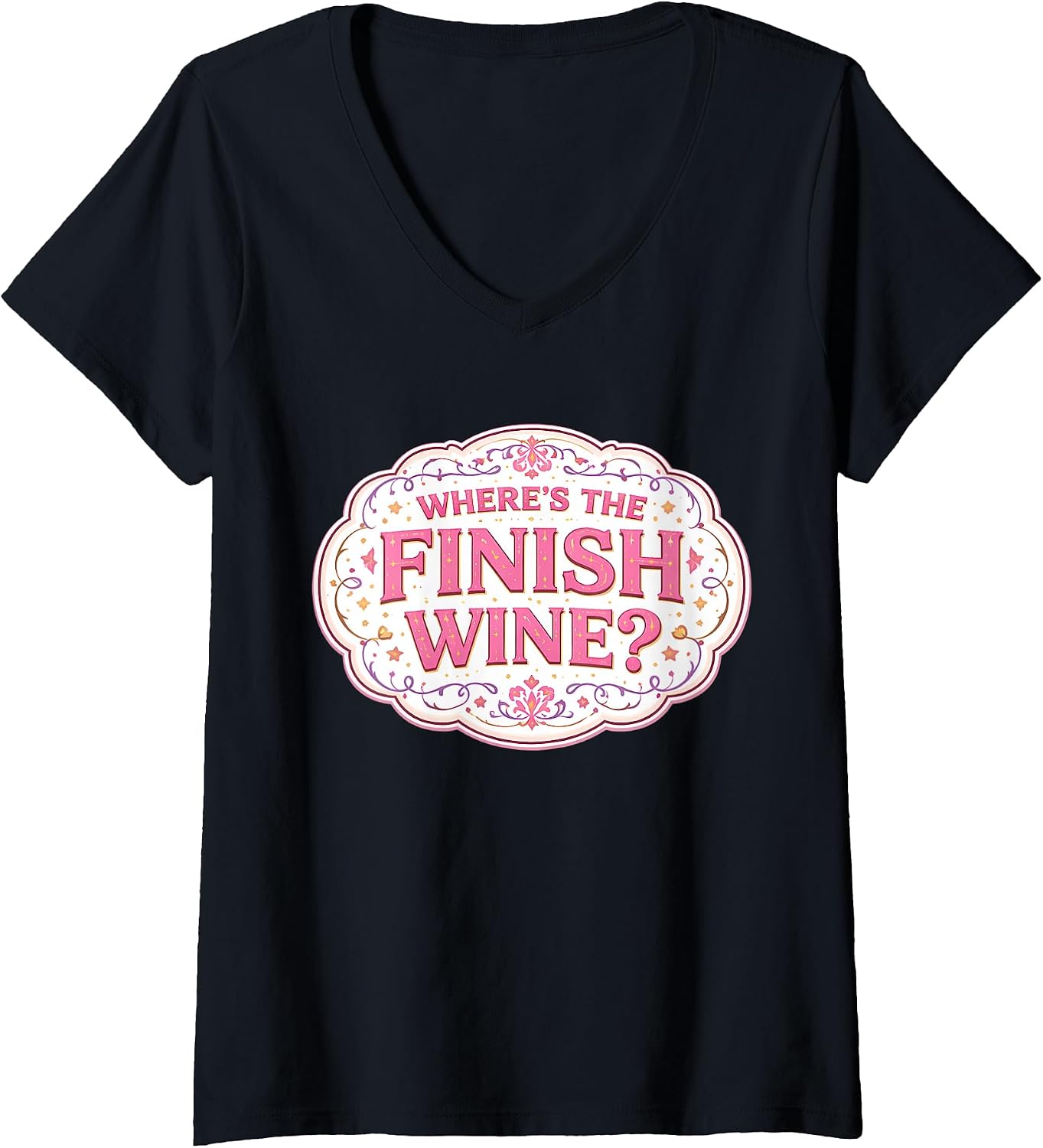 Where's The Finish Wine Lover Runner Running Merch