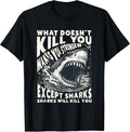 Ocean Predator Humor Shark Jaws Vintage Tee Merch