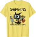 Black Cat Do Gardening Because Murder Is Wrong