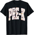Retro Pre-K Teacher Farm Animal Farmer Floral Kindergarten T-Shirt