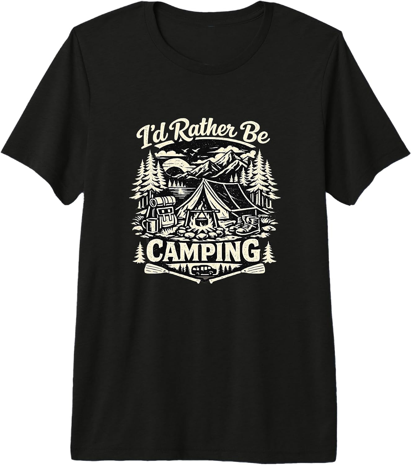 Funny Camping Outdoor Tent Nature Gift