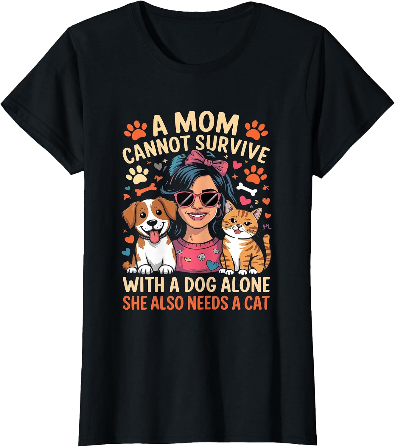 Dog and Cat Mom Apparel Customed For Fur Pet Moms