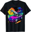 Dinosaur Life T Rex Sports Car Space Apparel