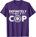 definitely not cop badge Design