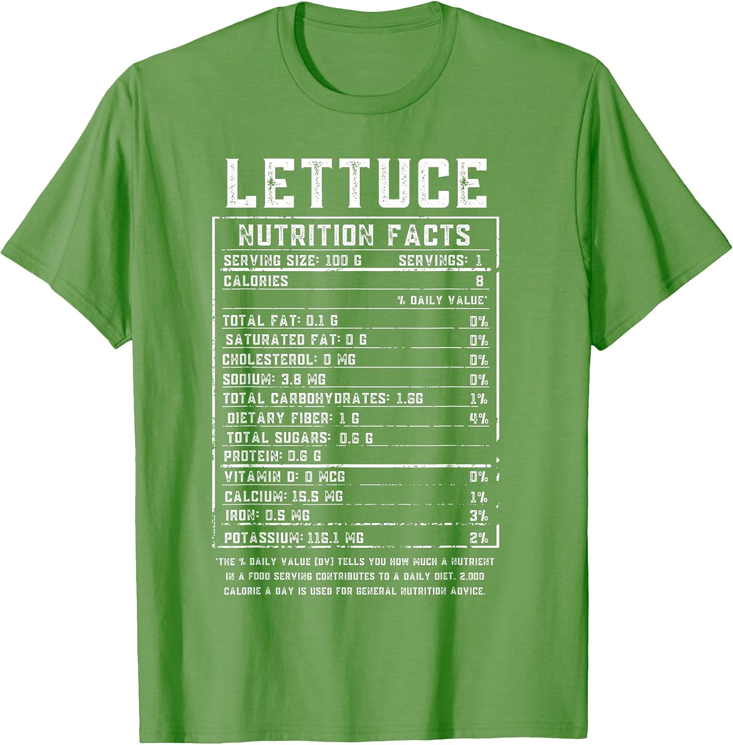 Kids and Adults Funny Nutrition Facts Family Merch