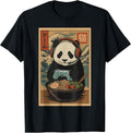 Funny Panda Shirts Anime Gifts For Men Women Kids