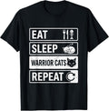 Eat Sleep Warrior Repeat Feline Pet Streetwear