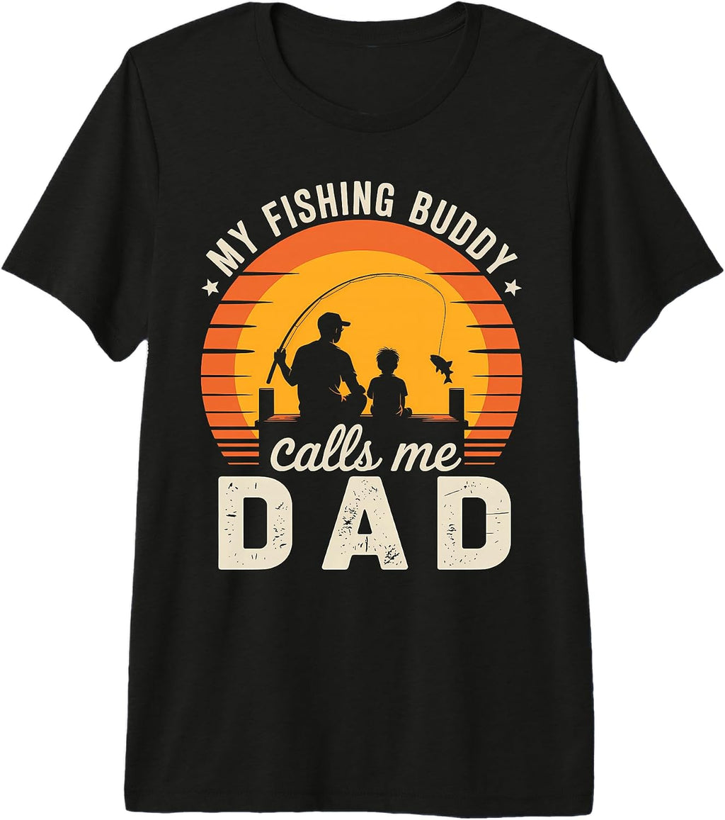 Fishing Buddies Dad And Son Fathers Day Matching