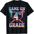 Game On 4th Grade Fourth Drip Baseball First Day 1st Day Boy T-Shirt