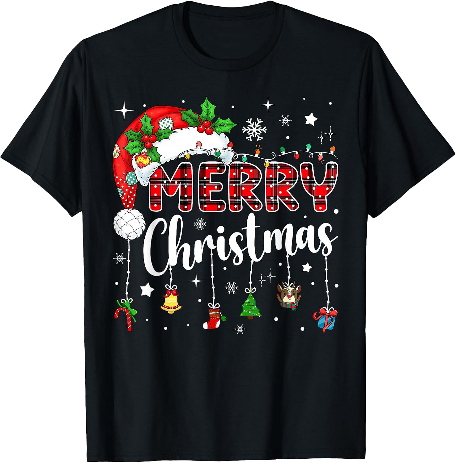 Merry Christmas Reindeer Xmas Family Women Men.
