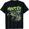 Monster Truck Dad Off Road Racing Family Matching Papa Men T-Shirt