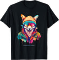 Vibrant Urban Fox Fashion Streetwise Artistic