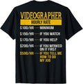 Funny Videographer Gifts T Shirts