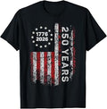 250 Years America Anniversary 250th Independence Day Freedom T-Shirt