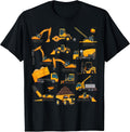 Vehicles Construction Trucks Gifts for Men Women Boys Girls T-Shirt