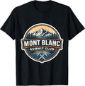 Mont Blanc Summit Club Mountain Peak Climber Merch