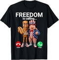 Tung Tung Tung Sahur John Pork Fourth of July T-Shirt