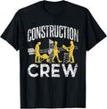Construction Crew Teamwork Worker Site T-Shirt