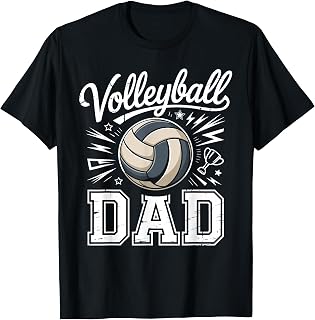 Proud Volleyball Dad T-Shirt