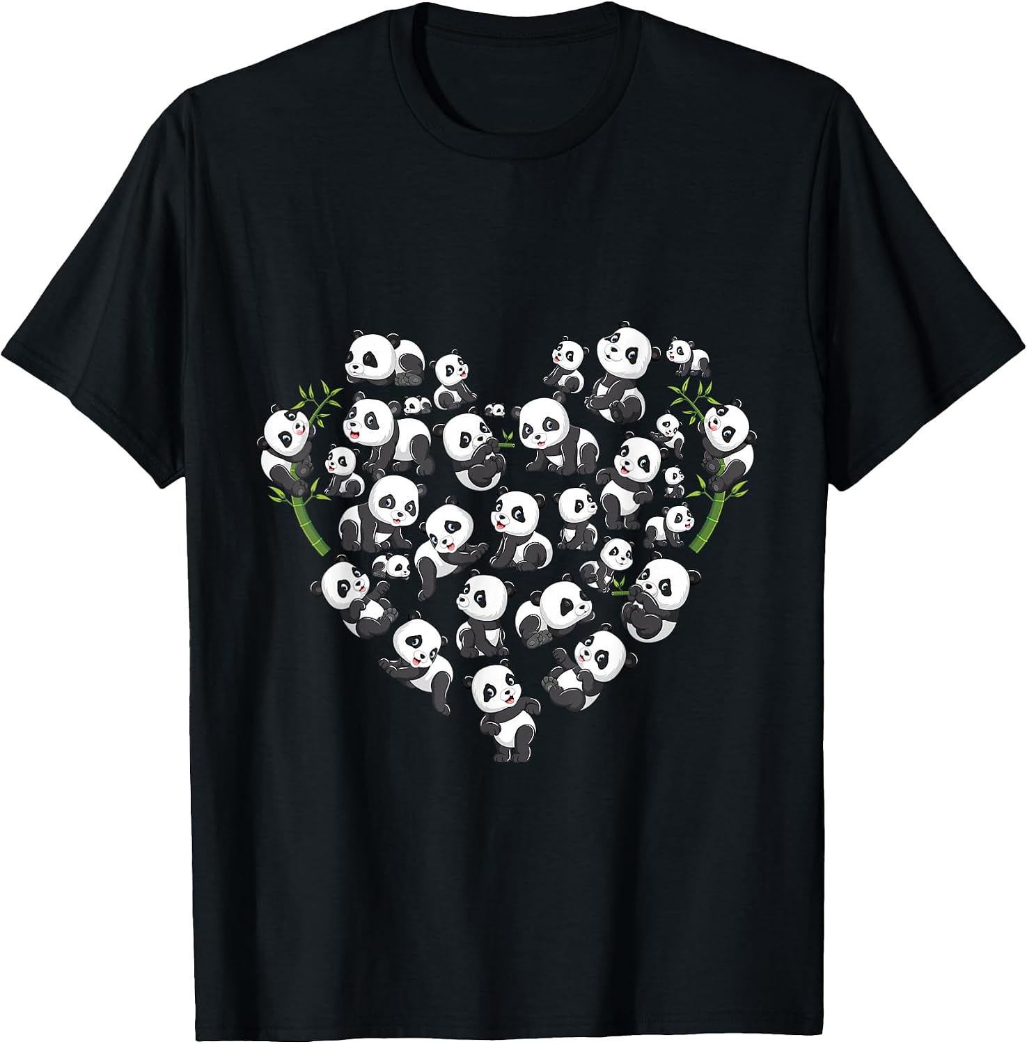 Cute Panda bear lover heart gifts idea