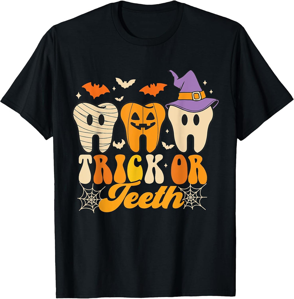 Funny Dentist Dental Halloween Costume Tees