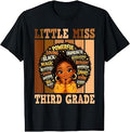 3rd Grade Black Girls Back to School Third Grade Melanin Kid T-Shirt