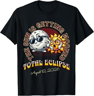 Total Solar Eclipse Chase 2026 Sun is Getting Mooned T-Shirt