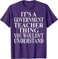 Cool Government Teacher Humor Quote Merch